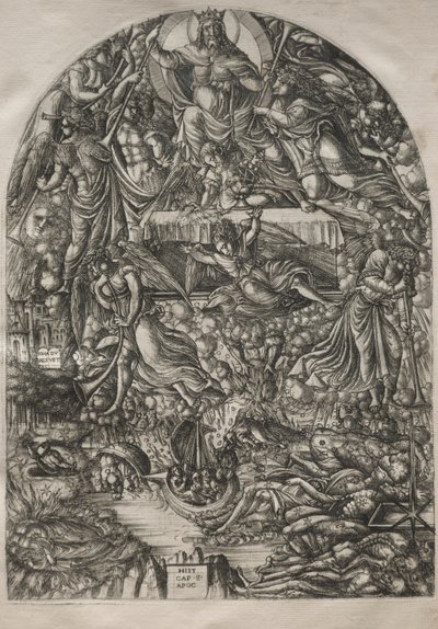 Die Apokalypse: Die Öffnung des siebten Siegels, 1546-1556 von Jean Duvet