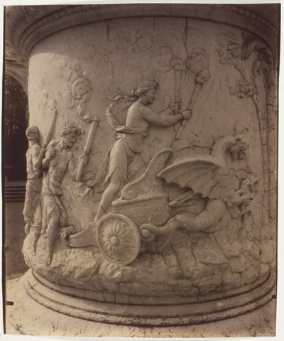 Versailles, Entführung der Proserpina durch Pluto von Girardon, (Detail) von Jean Eugène Auguste Atget