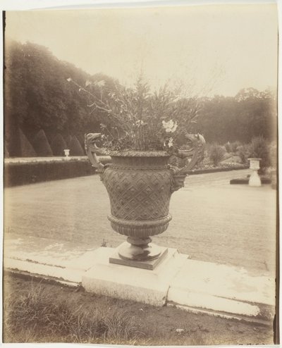 Versailles, Vase von Ballin von Jean Eugène Auguste Atget