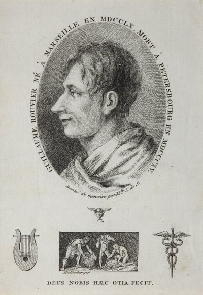 Porträt von Guillaume Rouvier 1760-1815, 1815 von Jean Francois Xavier Hattenberger