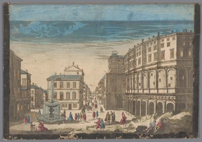Ansicht des Theaters von Marcellus in Rom von Jean François Daumont (possibly)