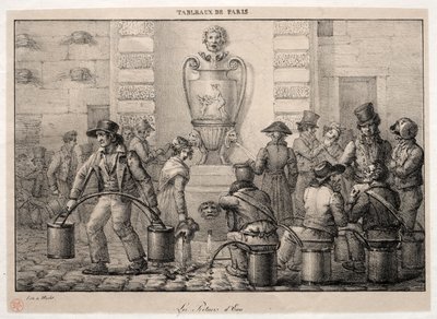Szenen aus Paris: Die Wasserträger von Jean Henri Marlet
