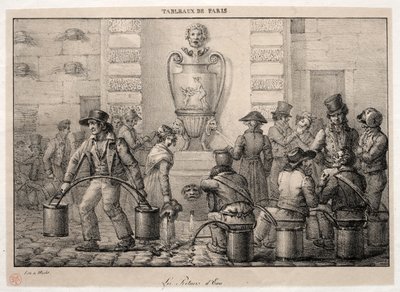 Szenen aus Paris: Die Wasserträger von Jean Henri Marlet
