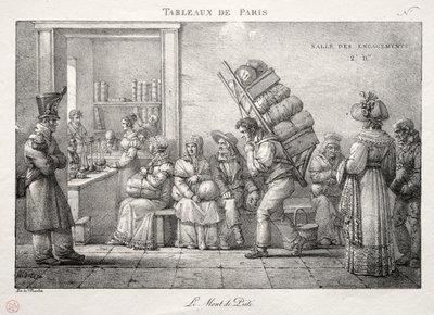 Szenen aus Paris: Das Pfandhaus von Jean Henri Marlet