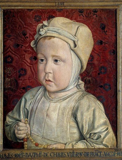Porträt des Dauphins Charles Orlant (1492-1495), Sohn von Charles VIII und Anne de Bretagne von Jean Hey