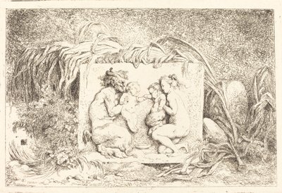 Die Familie des Satyrs von Jean Honore Fragonard