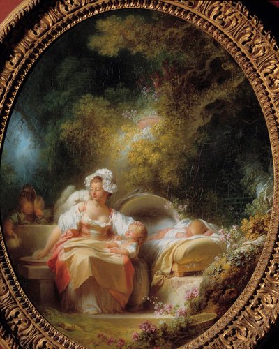 Die gute Mutter von Jean Honore Fragonard