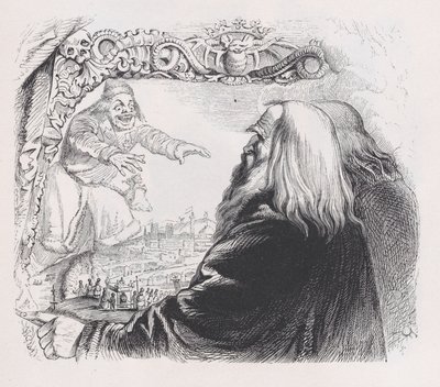 Unendlich klein aus Die vollständigen Werke von Béranger, 1836 von Jean Ignace Isidore Gérard