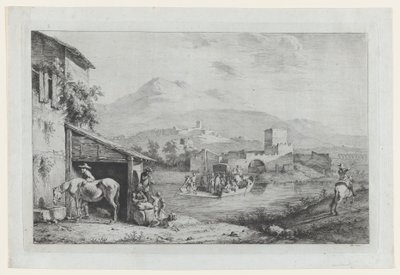 Garigliano-Passage Italien, 1793 von Jean Jacques de Boissieu