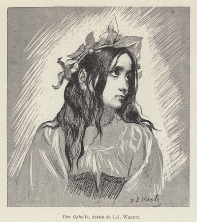 Ophelia von Jean Joseph Weerts