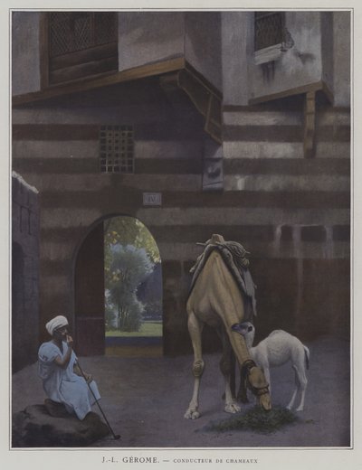 Kamelreiter von Jean Leon (after) Gerome
