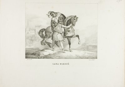 Lara Verwundet von Jean Louis André Théodore Géricault