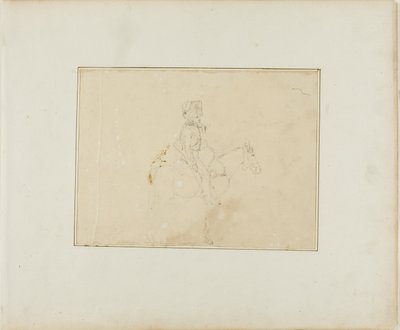 Berittener Jäger von Jean Louis André Théodore Géricault