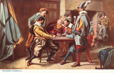 Soldaten beim Glücksspiel von Jean Louis Ernest Meissonier