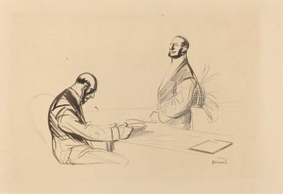 Bei der Konferenz von Jean Louis Forain