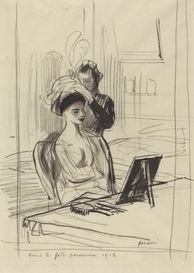 Vor dem persischen Fest, 1912 von Jean Louis Forain