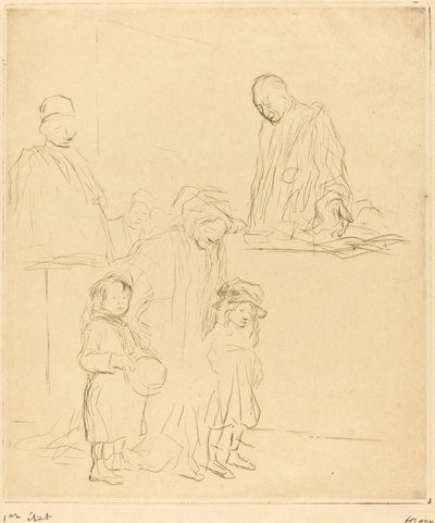 Nach der Anhörung (erste Platte) von Jean Louis Forain