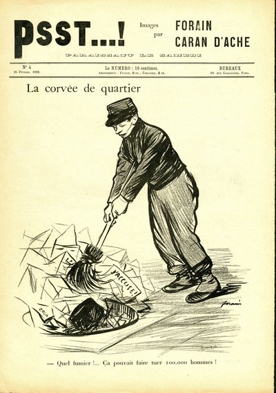 Illustration in Psst...! von Jean Louis Forain