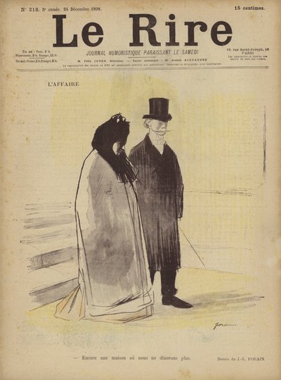 Illustration für Le Rire von Jean Louis Forain