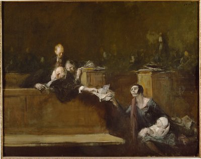 Gerichtsszene von Jean Louis Forain