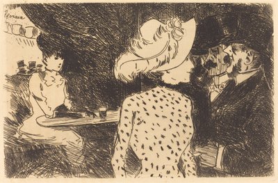 Die Folies Bergère (abgelehnte Platte, zweite Platte) von Jean Louis Forain