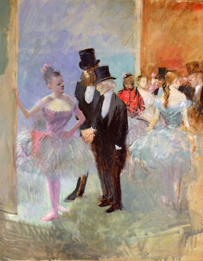Die Flügel der Oper (im Foyer) ca. 1887 von Jean Louis Forain