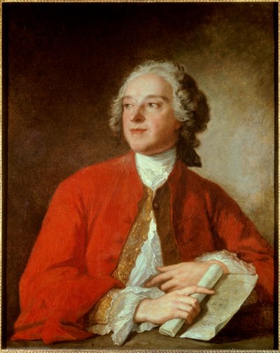 Porträt von Pierre Augustin Caron de Beaumarchais (1732-1799), französischer Schriftsteller und Dramatiker von Jean Marc Nattier