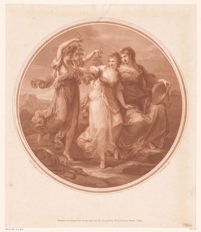 Schönheit (Bellezza) beraten von Vorsicht (Prudentia), weist die Versuchungen der Torheit (Pazzia) ab von Jean Marie Delattre