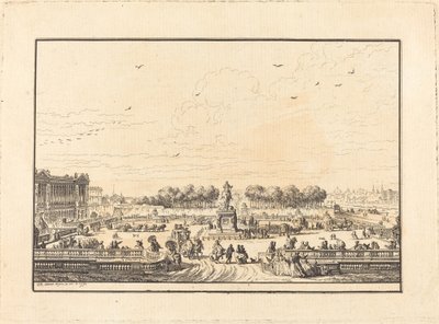 Place de Louis XV von Jean Michel Moreau