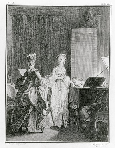 Das Cembalo, Illustration aus 