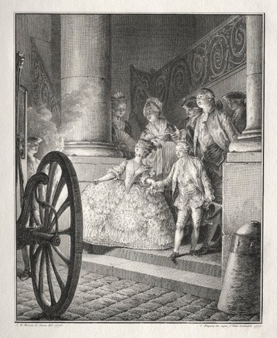 Rétif de la Bretonne: Die kleinen Paten von Jean Michel the Younger Moreau