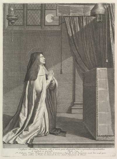 Heilige Julienne von Mont-Cornillon von Jean Morin