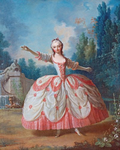Porträt von Barbara Campanini, bekannt als La Barbarina von Jean Philippe de La Roche