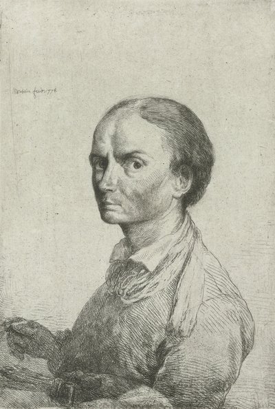 Selbstporträt von Jean Pierre Norblin de la Gourdaine von Jean Pierre Norblin de La Gourdaine