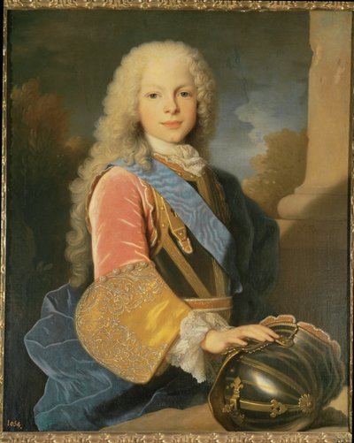 Ferdinand VI als Kind; Sohn von Philipp V und seiner ersten Frau, Maria Luisa von Savoyen von Jean Ranc