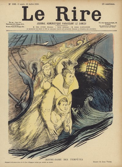 Illustration für Le Rire von Jean Veber