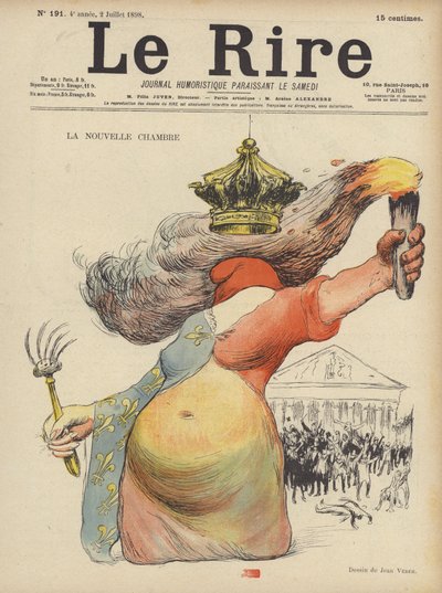 Illustration für Le Rire von Jean Veber