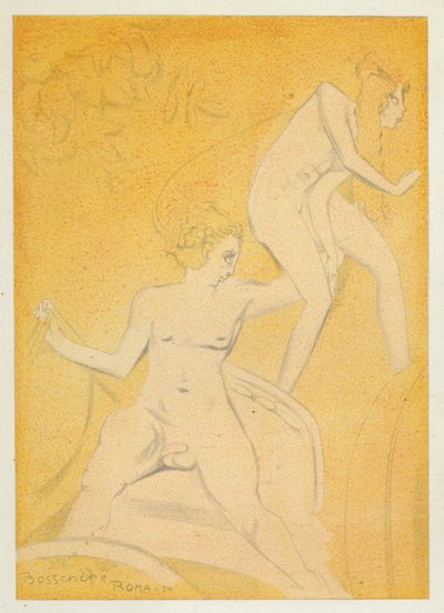 Die Liebesbücher des Ovid: Als Bacchus sie in seinem Wagen entführte von Jean de Bosschere