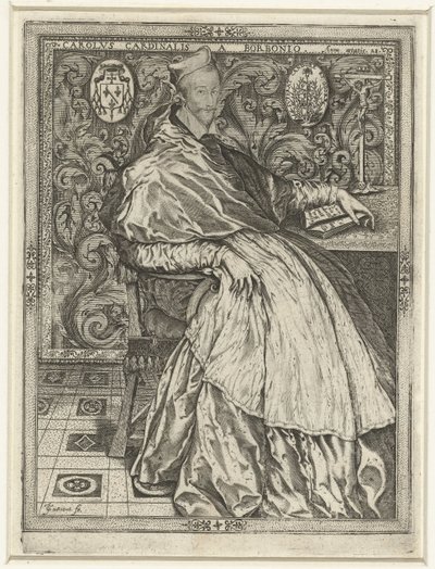 Porträt von Kardinal Karel von Bourbon von Jean de Gourmont (I)