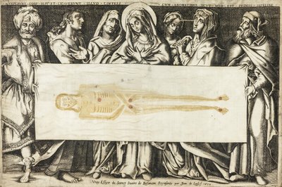 Das Heilige Grabtuch von Besançon, 1634 von Jean de Loisy