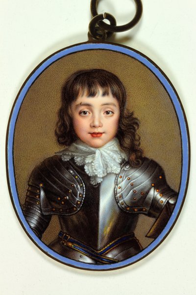 Charles, Prinz von Wales, später Charles II von Jean the Elder Petitot