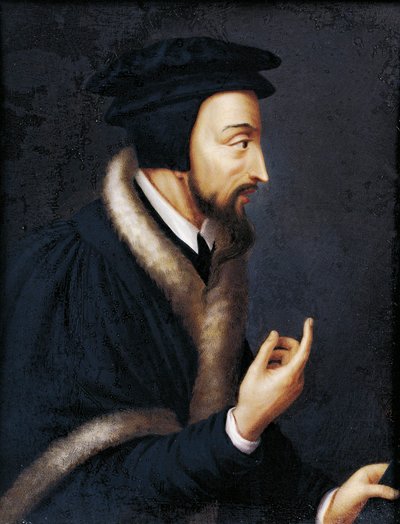 Porträt von John Calvin von Jeanne Henriette Rath