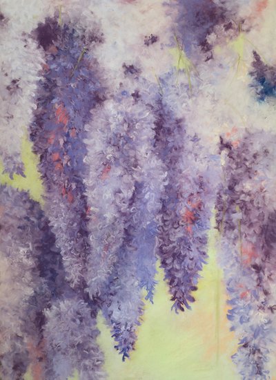 Blauregenblüten von Jeanne Maze