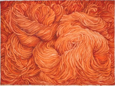 Wolle Gebrannte Siena, 2013 von Jeanne Maze