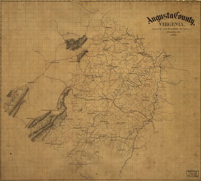 Augusta County, Virginia, LOC 99446931 von Jedediah Hotchkiss