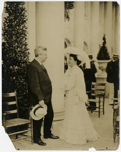 Frau Norman Mack, Gouverneur Odell, St. Louis Ausstellung 1903 von Jessie Tarbox Beals