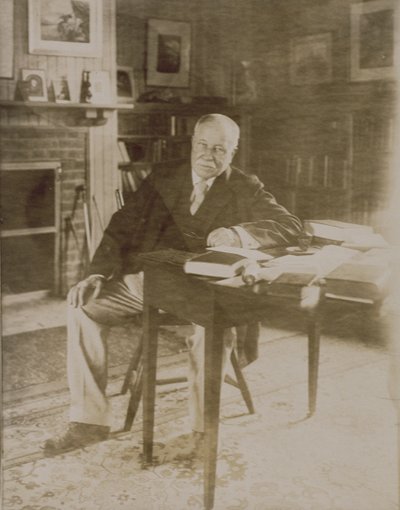 Porträt von William Dean Howells (1837-1920) 1918-20 von Jessie Tarbox Beals