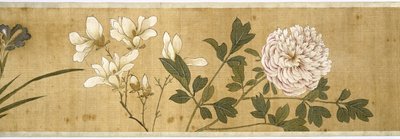 Hundert Blumen, frühes 17. Jahrhundert (Detail) von Jiayan Chen