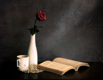 Rosenkaffee Buch Stillleben von Jie Fischer