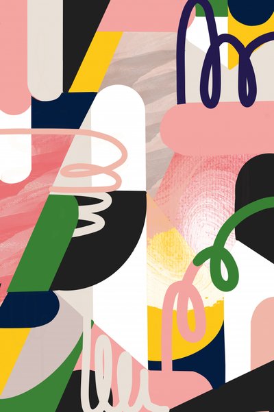 Verspielte abstrakte Formen von Jilli Darling